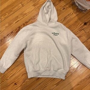 White fox oversized hoodie